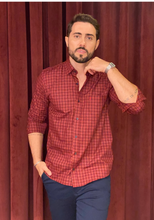 Carregar imagem no visualizador da galeria, CAMISA TRAD. XADREZ FIO 80 LIARA M/L