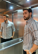 Carregar imagem no visualizador da galeria, CAMISA SLIM XADREZ FANCY M/L