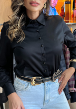 Carregar imagem no visualizador da galeria, CAMISETE FEMININO LISO SATIN