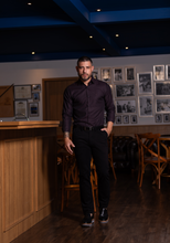 Carregar imagem no visualizador da galeria, CAMISA SLIM ALGODÃO EGÍPCIO MAQUINETADA BRIEL