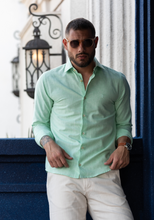 Carregar imagem no visualizador da galeria, CAMISA SLIM ALGODÃO LINHO M/L