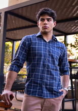 Carregar imagem no visualizador da galeria, CAMISA SLIM XADREZ FIO 60 M/L