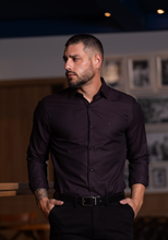 Carregar imagem no visualizador da galeria, CAMISA SLIM ALGODÃO EGÍPCIO MAQUINETADA BRIEL
