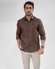 Carregar imagem no visualizador da galeria, CAMISA SLIM FIT LINHO M/L