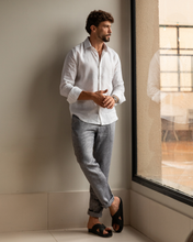 Carregar imagem no visualizador da galeria, CAMISA SLIM FIT LINHO M/L