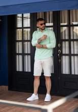 Carregar imagem no visualizador da galeria, CAMISA SLIM ALGODÃO LINHO M/L