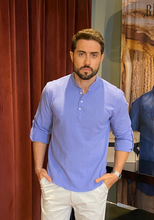 Carregar imagem no visualizador da galeria, BATA MASCULINA COM MARTINGALE M/L