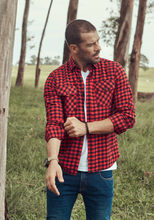 Carregar imagem no visualizador da galeria, CAMISA SLIM FLANELA XADREZ M/L