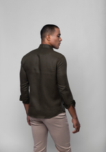 Carregar imagem no visualizador da galeria, CAMISA SLIM FIT LINHO M/L