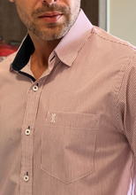 Carregar imagem no visualizador da galeria, CAMISA TRAD. LIST FIO 60 M/L BUTTON DOWN