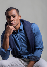 Carregar imagem no visualizador da galeria, CAMISA SLIM FIT LISA TRIC. MILANO M/L