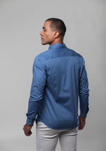 Carregar imagem no visualizador da galeria, CAMISA SLIM FIT LISA TRIC. MILANO M/L