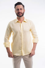 Carregar imagem no visualizador da galeria, CAMISA SLIM FIT LINHO M/L