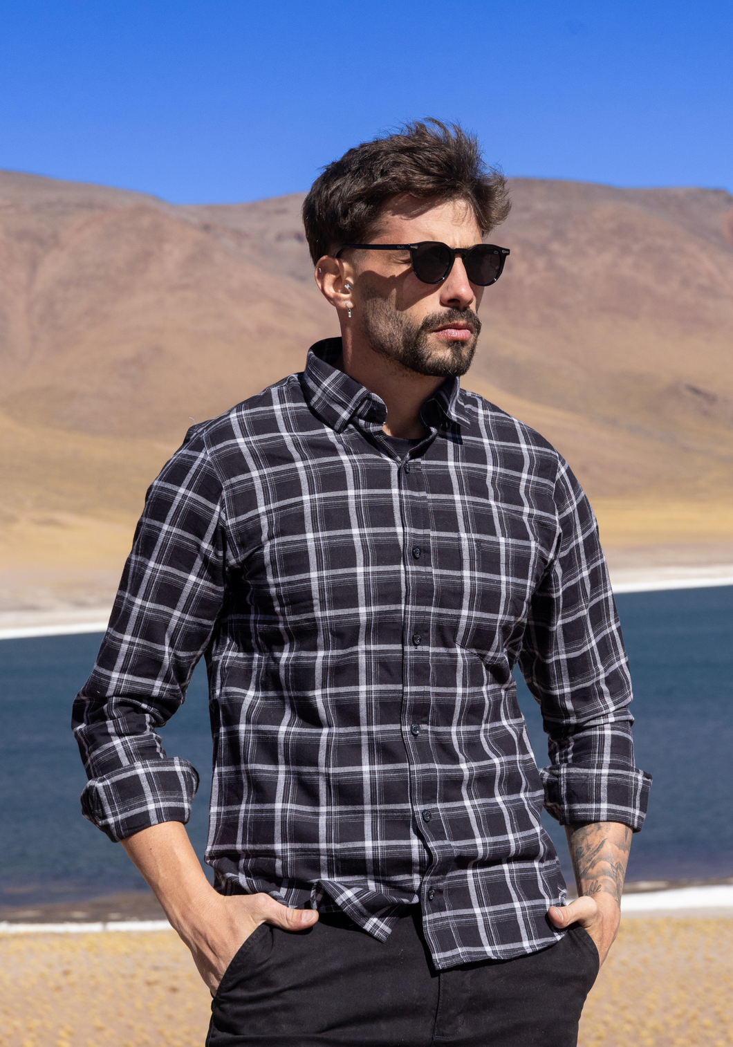 CAMISA TRAD. XADREZ FLANELA M/L