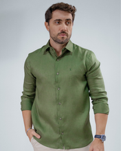 Carregar imagem no visualizador da galeria, CAMISA SLIM FIT LINHO M/L
