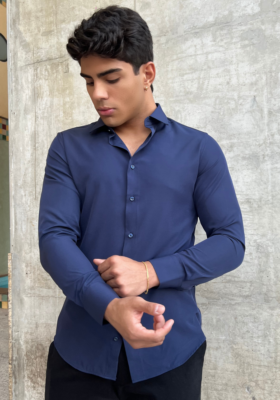 CAMISA SLIM TECNO M/L