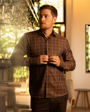 Carregar imagem no visualizador da galeria, CAMISA SLIM XADREZ FIO 80 OXFORDINE M/L
