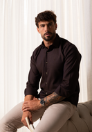 CAMISA SLIM MAQ. FIO 80 M/L