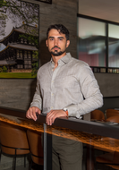 CAMISA SLIM BIARRITZ FIO 60 M/L VERDE