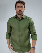Carregar imagem no visualizador da galeria, CAMISA SLIM FIT LINHO M/L
