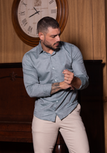 Carregar imagem no visualizador da galeria, CAMISA SLIM FIO 80 OXFORDINE M/L
