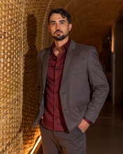 Carregar imagem no visualizador da galeria, CAMISA SLIM FIT SATIN M/L
