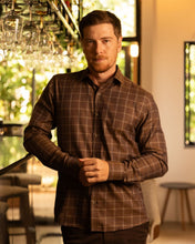 Carregar imagem no visualizador da galeria, CAMISA SLIM XADREZ FIO 80 OXFORDINE M/L
