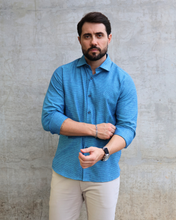 Carregar imagem no visualizador da galeria, CAMISA SLIM FIT ALG/LINHO M/L
