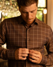Carregar imagem no visualizador da galeria, CAMISA SLIM XADREZ FIO 80 OXFORDINE M/L
