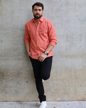 Carregar imagem no visualizador da galeria, CAMISA SLIM FIO 60 SLUB M/L
