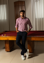 Carregar imagem no visualizador da galeria, CAMISA SLIM VICHY FIO 60 M/L
