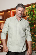 CAMISA SLIM XADREZ FIO 60 M/L